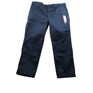 Dickies Men's 874 Work Pants Size 44x31 Navy Straight Classic Casual Relaxed
